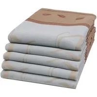 ZOLLNER Geschirrtuch, (Spar-Set, 5-tlg), 50 x 70 cm, 100% Baumwolle, vom Hotelwäschespezialisten