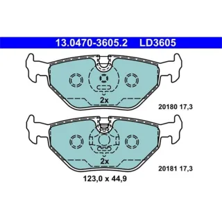 ATE Ceramic Bremsbel?ge hinten BMW 3 Z1 Z3 Z4 MG Mg Rover 75 Saab 9-5