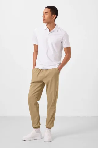 Herren Chinos mit geradem Bein zum Hineinschlüpfen