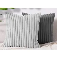Amilian Dekokissen Sofakissen Couchkissen 2er Set Zierkissen mit Kissenfüllung, (2 Stück), 40x40 cm, Dekokissen mit Füllung und Bezug, Wohnkissen