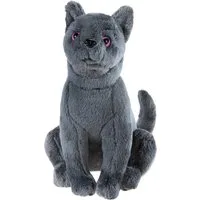 Heunec® Plüschfigur Plüsch Die Schule der magischen Tiere Kater Karajan grau 25cm Recyclin