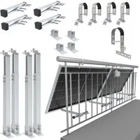 NuaSol Solarmodul-Halterung NuaFix - Geländer Halterung rund / eckig