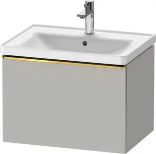Duravit D-Neo Waschtischunterbau wandhängend Betongrau Matt 634x452x440 mm - DE4254034070000 DE4254034070000