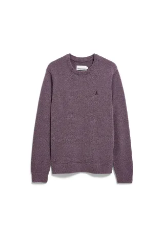 Armedangels - ALVAARIO KNIT SWEATER velvet red-moonlit lilac-dusty moon - Gr. - M