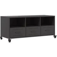 vidaXL TV-Schrank TV-Schrank Schwarz 100,5x39x43,5 cm Stahl (1-St)
