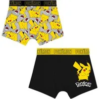 POKÉMON Boxershorts Pokemon Pikachu Friends Kinder Jungen Boxershorts Unterhose 2er Pack Gr. 92 bis 128