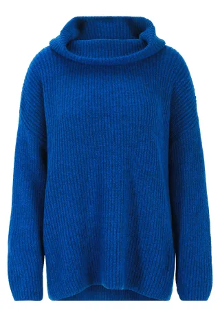 CARTOON - Strickpullover blue melange - Gr. - 40