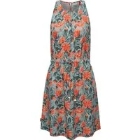 Ragwear A-Linien-Kleid Sanai Print Organic stylisches Sommerkleid mit verspielten Details