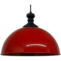 Bamyum Pendelleuchte Pendelleuchte Industrielle Metall Groß 40 cm, Pendellampe, Küchenlampe, ohne Leuchtmittel