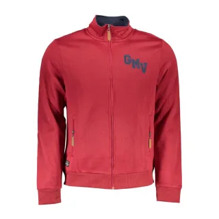 Gianmarco Venturi Rotes Polyester Herren Sweatshirt