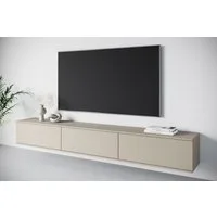 OTTO home Lowboard Kenia TV-Schrank, 220 cm breit, mit 3 Klappen (1 St), Stand- oder Hängemontage, stilvolles Design