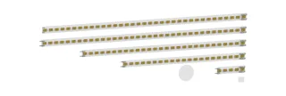 Keuco LED-Satz Lumos LSP Ersatzteil SPS 90105 2xGesamtlänge 1377+607mm f. 14597/8..50, 90105000129 90105000129