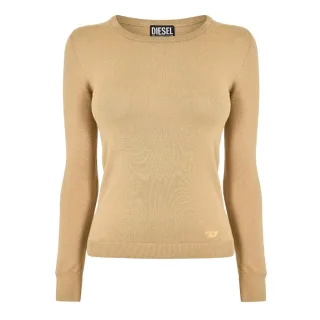 Diesel - Sweatshirt für Damen, gerippt, Feinstrick (Neutral)