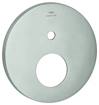 GROHE Rosette 48616 rund für EHM-FMS mit 2-Wege Umstellung supersteel, 48616DC0 48616DC0