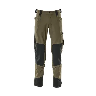 MASCOT Hose mit Knietaschen ADVANCED Moosgrün 66 - 17079-311-33-82C66