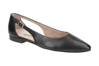 Paul Green Damen Halbschuhe 2992-030 Schwarz Matt Spitz Absatz Blockabsatz - ...