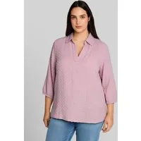 TOM TAILOR PLUS Langarmbluse Blusen & Shirts Plus Size - Bluse aus Baumwolle