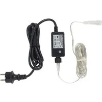 Lights4fun LED-Lichternetz Core Connect 31V Transformator Netzstecker mit Timer