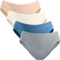 Speidel Slip Damen-Slip 4er-Pack Feinripp Uni