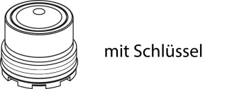 Ideal Standard Strahlregler 8l, mit Schlüssel F961056NU