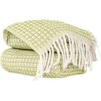 Plaid Emma Kuscheldecke Tagesdecke hochwertige Reisedecke Wohndecke, ANRO, Wendedecke kuschelig-weich 150x200cm Grün