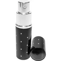 Fantasia Beauty Parfümzerstäuber Taschenzerstäuber, Aluminium, schwarz, für 10 ml (1 St), Aluminium, Glaseinsatz, für 10 ml