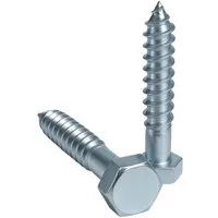 ARLI Schraube 100x Sechskantschraube 8 x 70 mm Stahl verzinkt DIN 571, DIN571 Sechkant Schraube 8x70 mm Set / 6-kant Schrauben