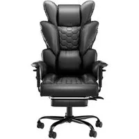 FIVMEN Bürostuhl Ergonomischer mit hoher Rückenlehne Chefsessel Chefdrehstuhl, Drehstuhl mit gepolsterten Armlehnen für Zuhause und Büro
