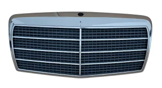 Kühlergrill Grill Gitter Chrom Rahmen für Mercedes S-Klasse W126 ab 1981-1991