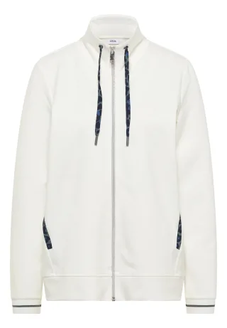 CECIL - Leichte Jacke mit Stehkragen und Zipper vanilla white - Gr. - XXL