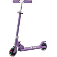 COSTWAY Cityroller Kinder Scooter, höhenverstellbar, klappbar, mit 2 LED Räder