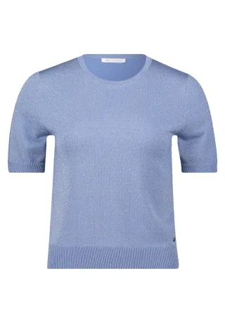 Betty & Co - Feinstrickpullover blau - Gr. - 38