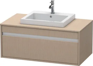 Duravit Ketho Konsolenwaschtischunterbau wandhängend Leinen Matt 1000x550x426 mm - KT679507575 KT679507575