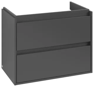 Villeroy & Boch Waschtischunterschrank Skyla C79600 772x596x 439mm 2 Ausz. Waschbecken mittig Grap C79600VR