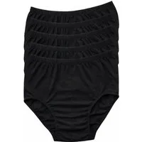 Berrak Slip 6 Stück Herren Slips Unterhosen Schwarz (Spar-Set, 6-St., 6er-Pack) Premium Qualität A1056
