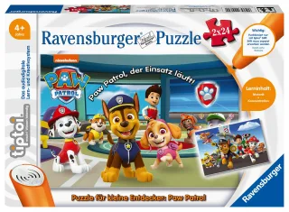 Ravensburger tiptoi Puzzle 00069 - Paw Patrol [2x 24 Teile]