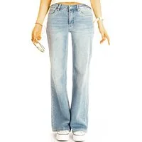 be styled Boyfriend-Jeans Boyfriend Jeans Hose Baggy Loose Fit Medium Waist - Damen - j32k mit Stretchanteil