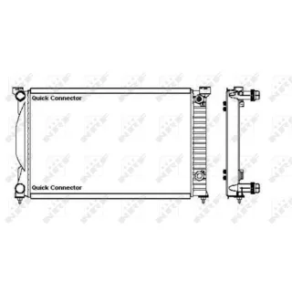 NRF Motork?hler Audi A4 A6 Seat Exeo 50543A