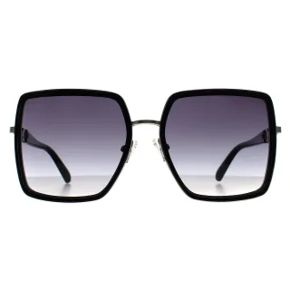 Guess Square Womens Glänzend Schwarz Grau Gradient GO00041
