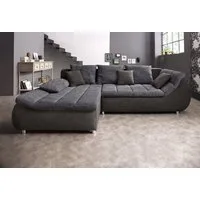 Home affaire Ecksofa Imola, bequem, aktuelle Steppung im Sitz, L-Form, Breite 270cm, wahlweise mit Bettfunktion