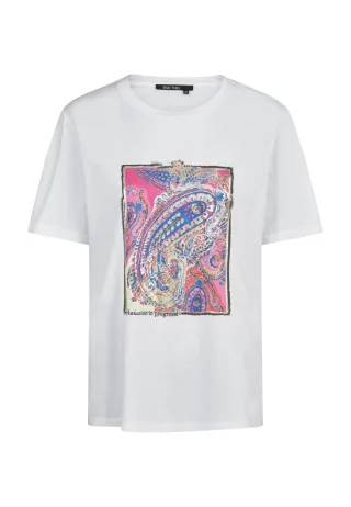 Marc Aurel - Shirt mit Paisleyprint white - Gr. - 36