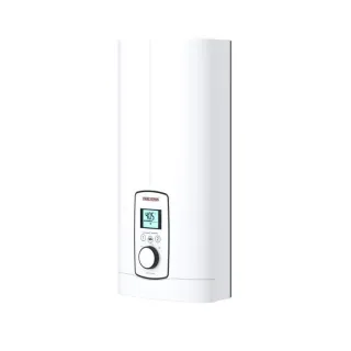 STIEBEL ELTRON Elektronischer Durchlauferhitzer DEL 18/21/24 Plus, gradgenaue Wunschtemperatur, LCD Display, ECO-Modus, 236739