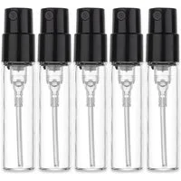 CK Verpackung GmbH Parfümzerstäuber 5x Glasfläschchen klar 2 ml mit Steckzerstäuber Sprükopf Parfümprobe (Set x5)