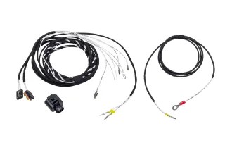 Original Kufatec Kabelsatz Kabelbaum Adapter DWA Diebstahlwarnanlage Alarmanlage für VW Golf 6 VI