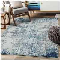 Livabliss Teppich DUNKIRK, rechteckig, Höhe: 11 mm, Moderner Designerteppich in Marmor Optik, Kurzflor Wohnzimmerteppich