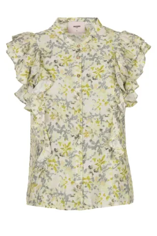 Freebird - Bluse - Bleece grün - Gr. - XL