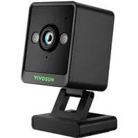 VIVOSUN Überwachungskamera VIVOSUN GrowCam C4 2K-QHD WLAN-Smart-Kamera mit App-Steuerung (Innenbereich, Growzelt, Smart Growbox, 1-tlg., Zeitraffer-Funktion und Nachtsichtmodus)