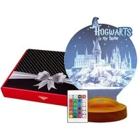 Geschenkelampe LED Nachttischlampe Hogwarts Harry Potter 3D mehrfarbiges Nachtlicht Geschenke für Kinder, Leuchte 7 Farben fest integriert, Geburtstagsgeschenk für Freunde, Mädchen, Junge, HP Fans, Kollegen