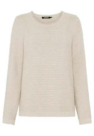 Olsen - Pullover Long Sleeves almond beige mel. - Gr. - 38