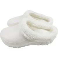 VewoTex Damen Clogs » Hausschuhe mit Teddy Kunstfell » Damenschuhe Clog (1 Paar, Kein Set) gefütterte Slipper » Winter & Herbst Garten Schuhe